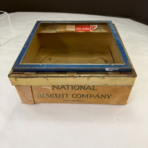 National Biscuit Company Other - Vintage National Biscuit Company Nabisco Display Box With Glass Lid